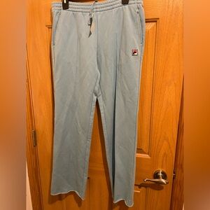 Fila Woman’s Sky Blue Joggers size medium
